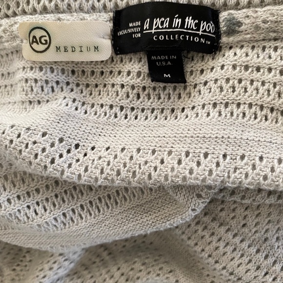 AG Long Sleeve Tunic Pullover Gray Size M - Picture 5 of 9